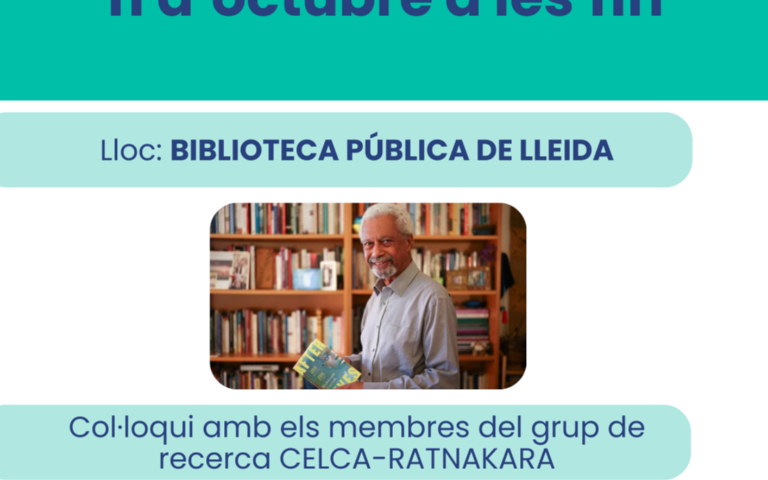 Cartell col·loqui biblio Lleida